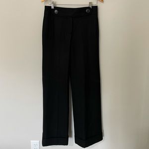 J.Crew Wide-leg Wool Cuffed Pant